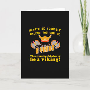 Cartão Always be a Viking