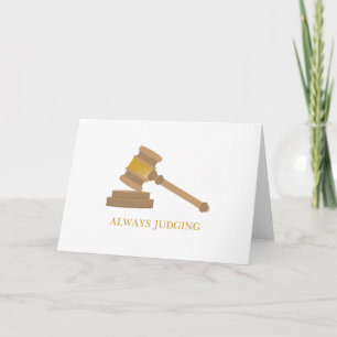 Cartão Always Judging