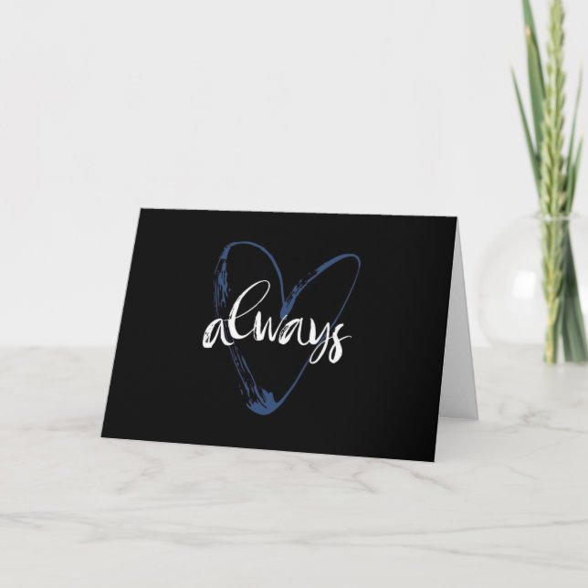 CARTÃO **ALWAYS WITH YOU** LOVE CARD FOR ALL OCCASIONS (Frente)