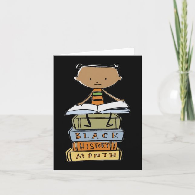 Cartão Am Black History African Black Pride Boys (Frente)