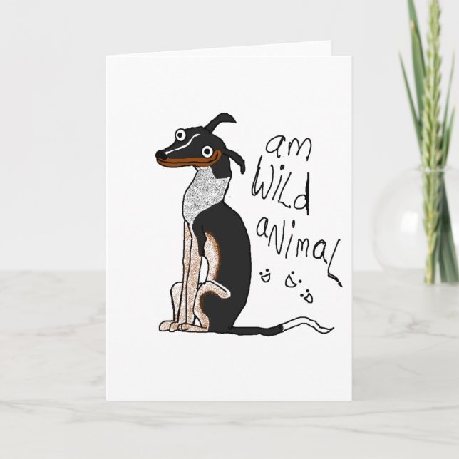 Cartão AM Wild Animal (Frente)