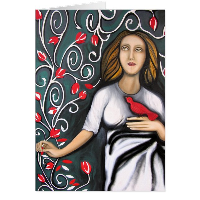 Cartão "Ama-me, ama-me não " (Frente)