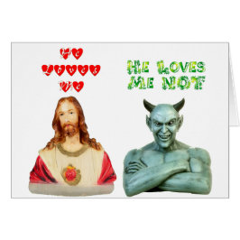 Cartão Ama-me -- Ama-me não (o design original)