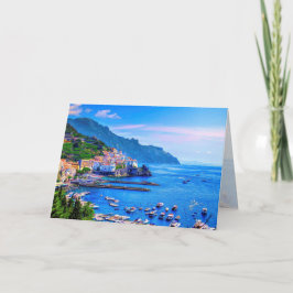 Cartão Amalfi Italy Europe Photo Art