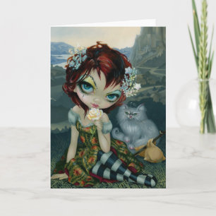 Cartão "Amanda Palmer Tarot:  The Fool" Greeting Card