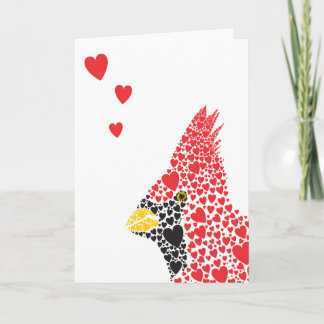 Cartão Amando algum vermelho