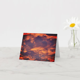 Cartão Amanhã, céu nuvens Natureza Fotografia Nota