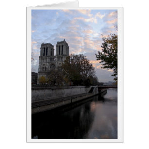 Cartão Amanhecer em Notre-Dame