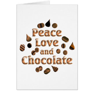 Cartão Amante do chocolate