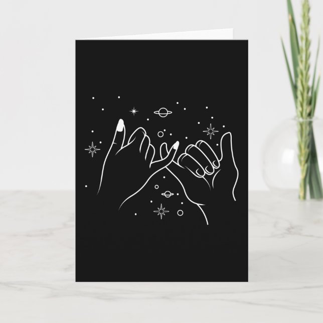 Cartão Amante do Espaço Astronomia Adulto Hobby Estrela C (Frente)