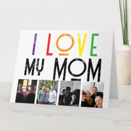 Cartão amante mãe mãe Folheto de Saudação