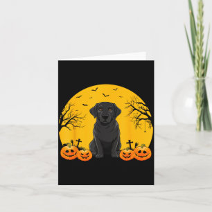 Cartão Amantes de cães Black Labrador Homens Mulheres Cri