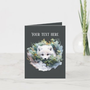 Cartão Amantes de lobo-bonito adicionam texto