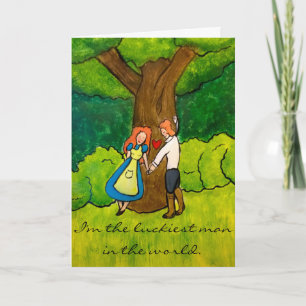 Cartão "Amantes Irlandeses" - Feliz Aniversário Dele