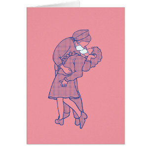 Cartão Amantes mascarados