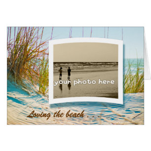 Cartão Amar a praia