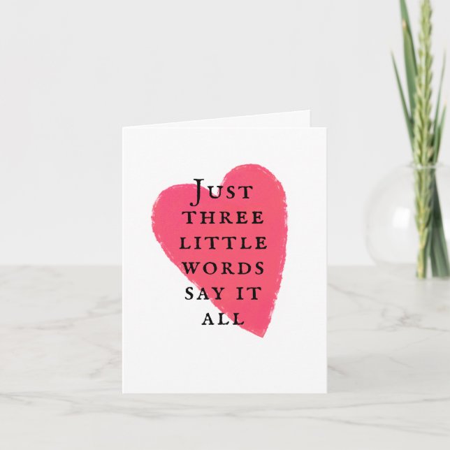 Cartão Amar Diversão Romântica Do Coração Só Porque (Frente)