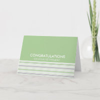 Amara Stripe Pistachio Congratulations Retirement