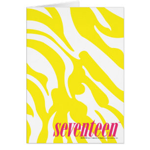 Cartão Amarelo da zebra