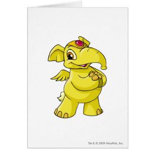 Cartão Amarelo de Elephante