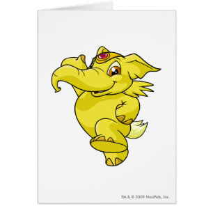 Cartão Amarelo de Elephante