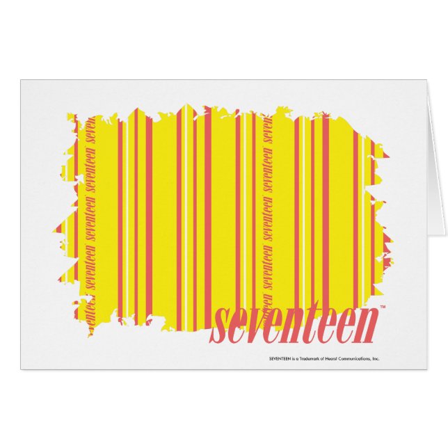 Cartão Amarelo fino 2 das listras (Frente Horizontal)