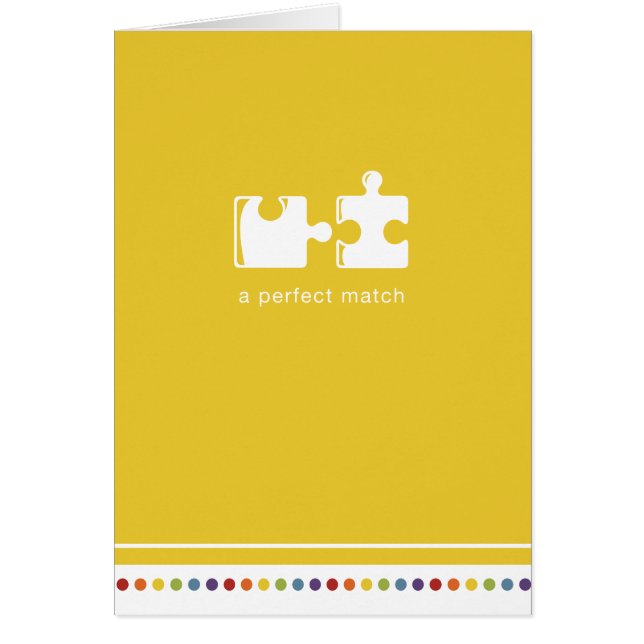 Cartão Amarelo | um fósforo perfeito (Frente)