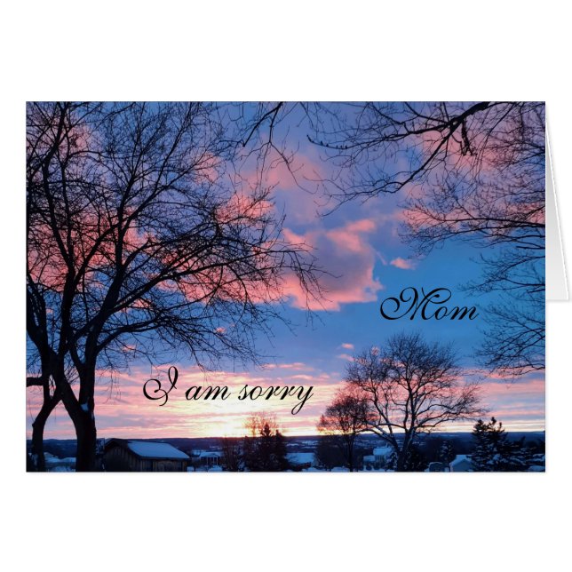 CARTÃO "AMAVA-TE QUANDO NÃO CONSEGUIAS CONTAR À MÃE" (Frente Horizontal)