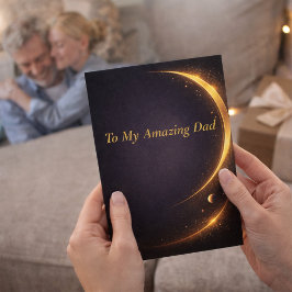 Cartão Amazing Dad Father’s Day Card from Daughter