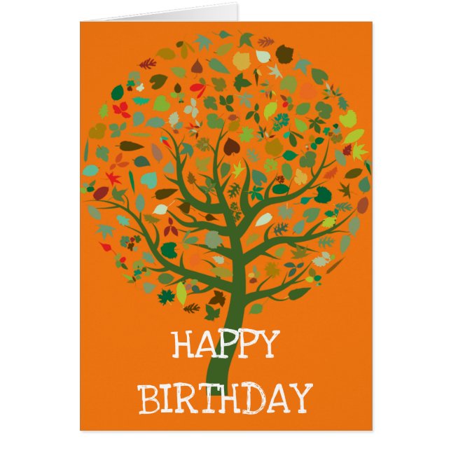 Cartão Ambiente ecológico da Terra em árvore verde (Frente)