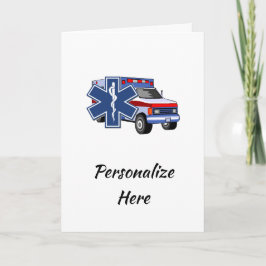 Cartão Ambulância EMS