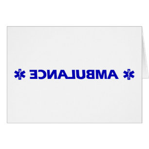 Cartão Ambulância (inversa)