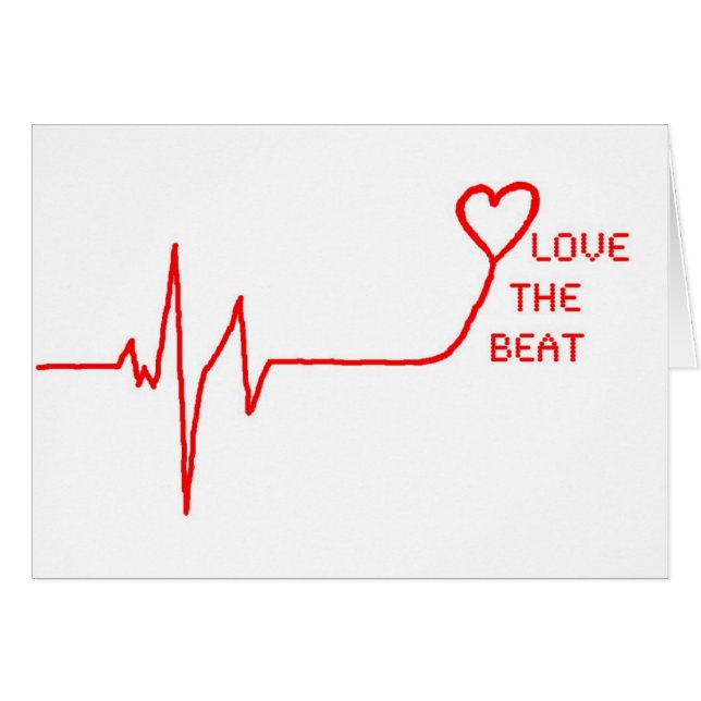 Cartão Ame a batida (Frente Horizontal)