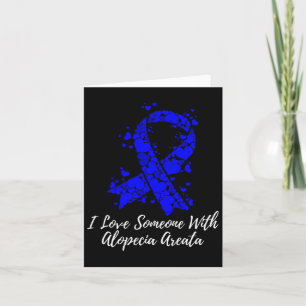 Cartão Ame Alguém Com Conscientização da Alopecia Areata