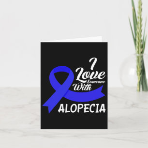 Cartão Ame Alguém com Conscientização sobre Alopecia 1