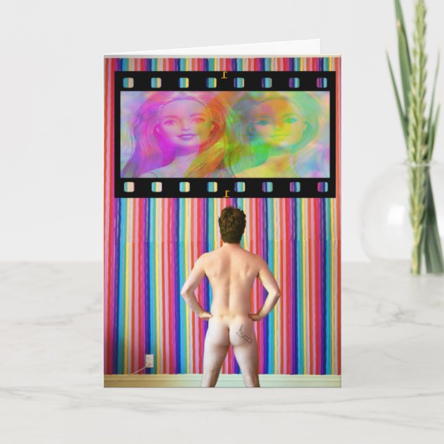 Cartão Ame as minhas bonecas (Frente)