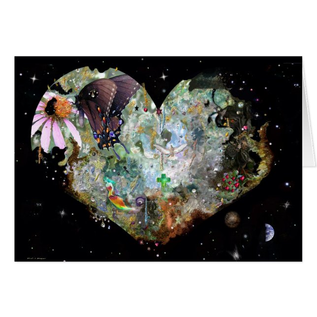 Cartão Ame o seu mundo! (Frente Horizontal)