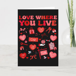 Cartão Ame Onde Você Vive Corretor de Imóveis Valentine I