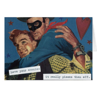 Cartão Ame seus inimigos