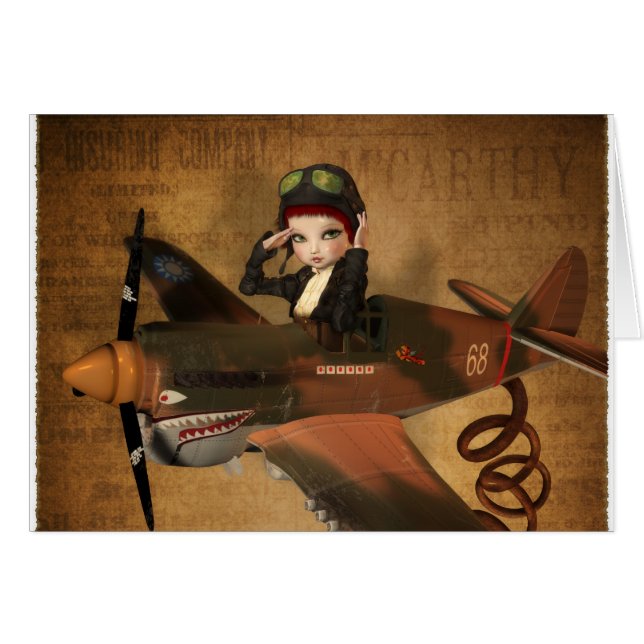 Cartão Amelia BJD (Frente Horizontal)