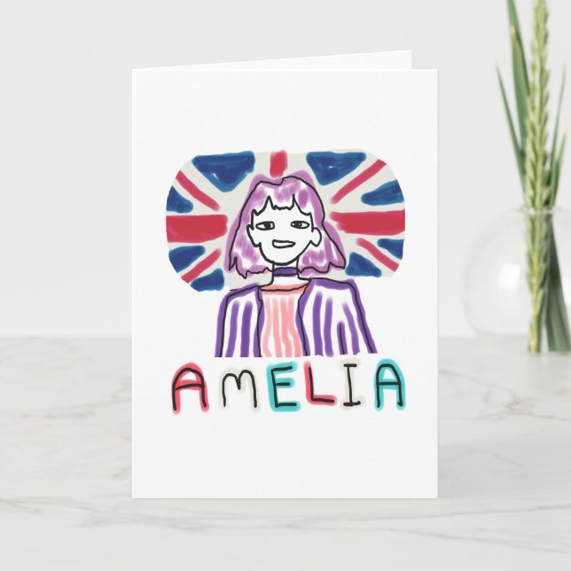 Cartão Amelia Prevenir Caminhos (Frente)