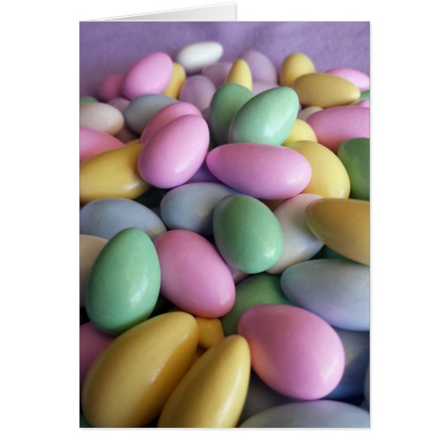 Cartão Amêndoas cristalizadas (Frente)