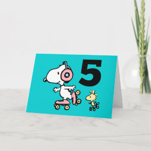 Cartão AMENDOINS   Snoopy Feliz Aniversário