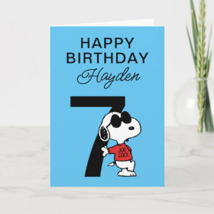 Cartão AMENDOINS Snoopy Feliz Aniversário