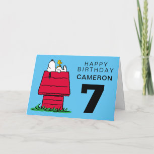 Cartão AMENDOINS Snoopy Feliz Aniversário