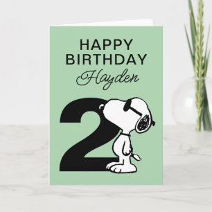 Cartão AMENDOINS Snoopy Feliz Aniversário