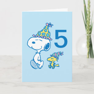 Cartão AMENDOINS Snoopy Feliz Aniversário