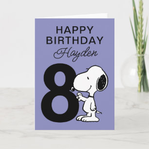 Cartão AMENDOINS Snoopy Feliz Aniversário