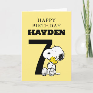 Cartão AMENDOINS Snoopy Feliz Aniversário