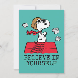 Cartão Amendoins Snoopy o Ás Voador
